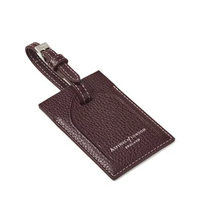 Aspinal Of London Hudson Luggage Tag In Red