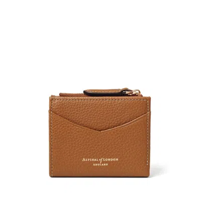 Aspinal Of London Hudson Multi-use Pocket Wallet In Brown