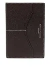 Aspinal Of London Hudson Passport Cover In Brown
