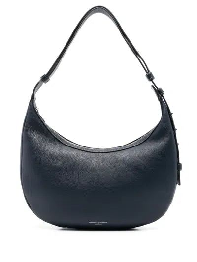 Aspinal Of London Hudson Shoulder Bag In Blue