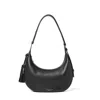Aspinal Of London Hudson Small Crescent In Black