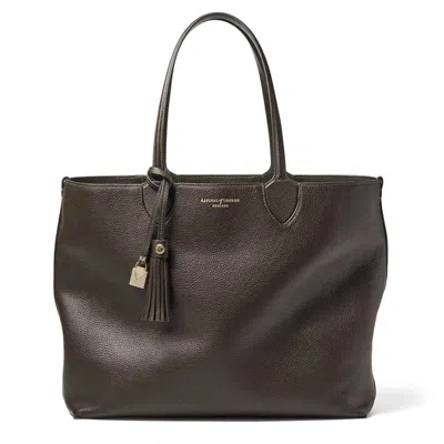 Aspinal Of London Hudson Tote In Brown