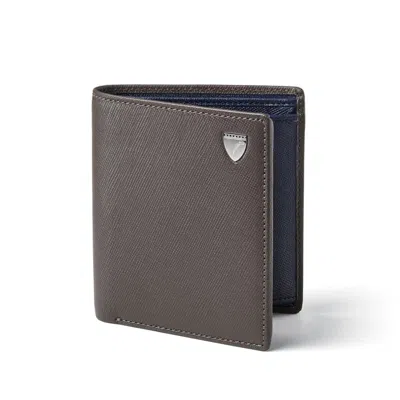 Aspinal Of London Id & Coin Rfid Wallet In Multi