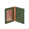 Aspinal Of London Id & Travel Card Case In Green