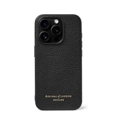 Aspinal Of London Iphone 15 Pro Case In Black