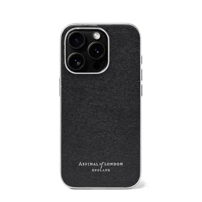 Aspinal Of London Iphone 15 Pro Case In Black