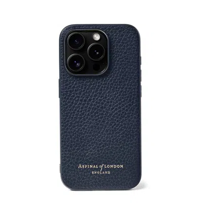 Aspinal Of London Iphone 15 Pro Case In Blue