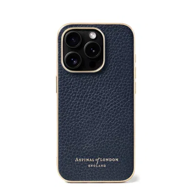 Aspinal Of London Iphone 15 Pro Case In Blue