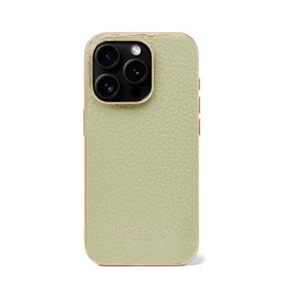 Aspinal Of London Iphone 15 Pro Case In Green