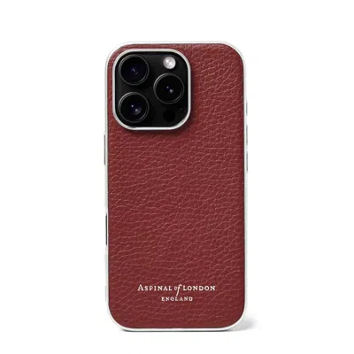 Aspinal Of London Iphone 15 Pro Case In Red