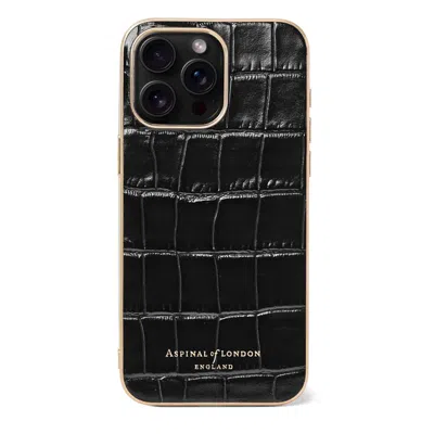 Aspinal Of London Iphone 15 Pro Max Case In Black