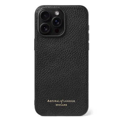 Aspinal Of London Iphone 15 Pro Max Case In Black