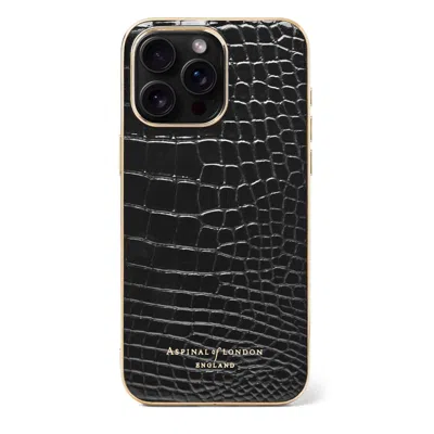 Aspinal Of London Iphone 15 Pro Max Case In Black