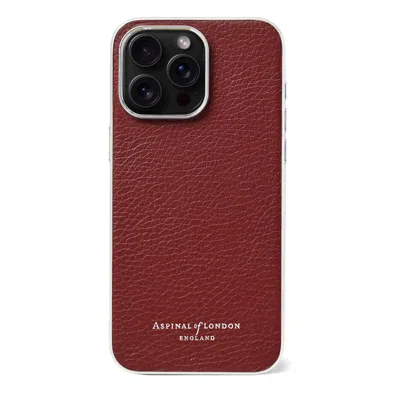 Aspinal Of London Iphone 15 Pro Max Case In Red
