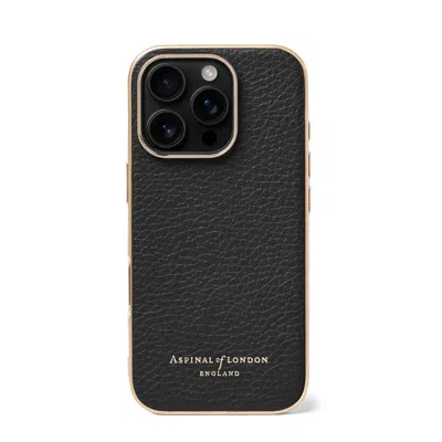 Aspinal Of London Iphone 16 Pro Case In Black