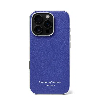 Aspinal Of London Iphone 16 Pro Case In Blue
