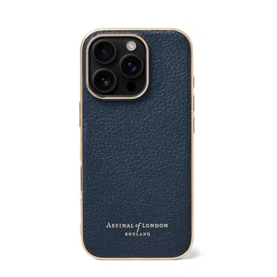 Aspinal Of London Iphone 16 Pro Case In Blue
