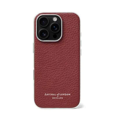 Aspinal Of London Iphone 16 Pro Case In Red