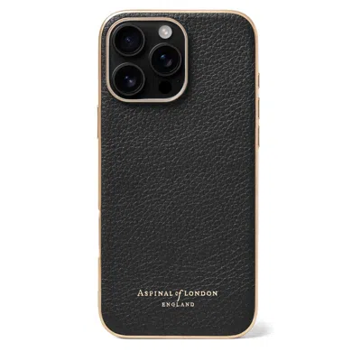 Aspinal Of London Iphone 16 Pro Max Case In Black