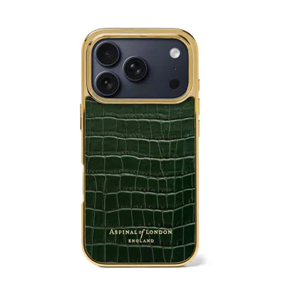 Aspinal Of London Iphone 17 Pro Case In Green