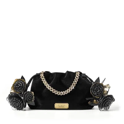 Aspinal Of London Kathleen Clutch In Black
