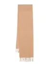 Aspinal Of London Knitted Cashmere Scarf In Neutrals