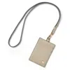 Aspinal Of London Lanyard Id & Card Holder In Gray