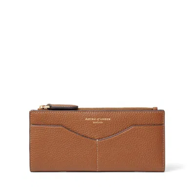 Aspinal Of London Large Hudson Wallet In Brown