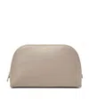 Aspinal Of London Large Leather Cosmetic Case In Neutral