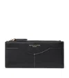 Aspinal Of London Large Leather Hudson Purse In Black