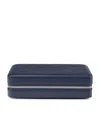 Aspinal Of London Large Leather Travel Jewellery Case In Blue
