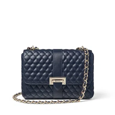 Aspinal Of London Large Lottie Bag In Blue