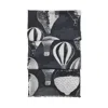Aspinal Of London Womens Monochrome Large Merino-silk Blend Scarf In Black