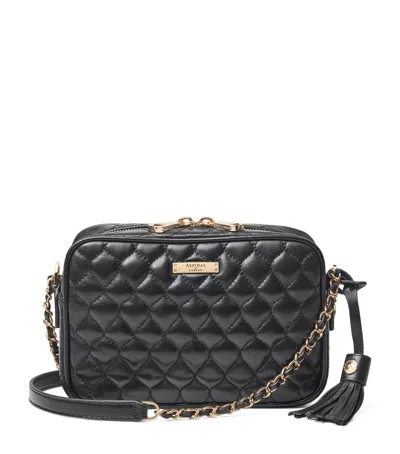 Aspinal Of London Leather Alice Cross-body Bag In Black