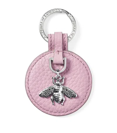 ASPINAL OF LONDON LEATHER BEE KEYRING