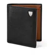 Aspinal Of London Leather Bi-fold Wallet In Black