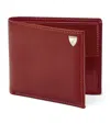 Aspinal Of London Leather Bifold Coin Wallet In Brown