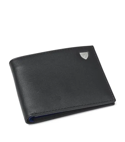 Aspinal Of London Leather Bifold Wallet In Black