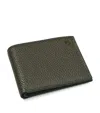 Aspinal Of London Leather Bifold Wallet In Green
