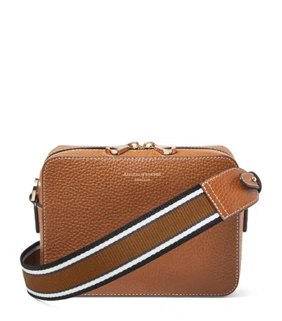 Aspinal Of London Leather Camera Bag In Brown