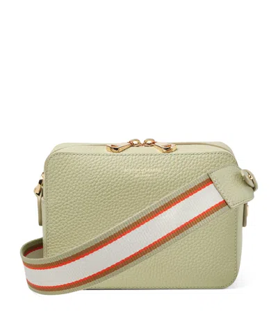 Aspinal Of London Leather Camera Bag In Green