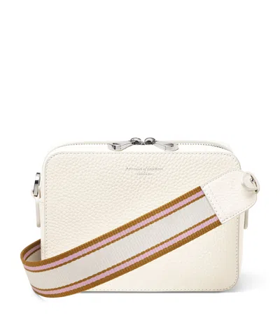 Aspinal Of London Leather Camera Bag In White