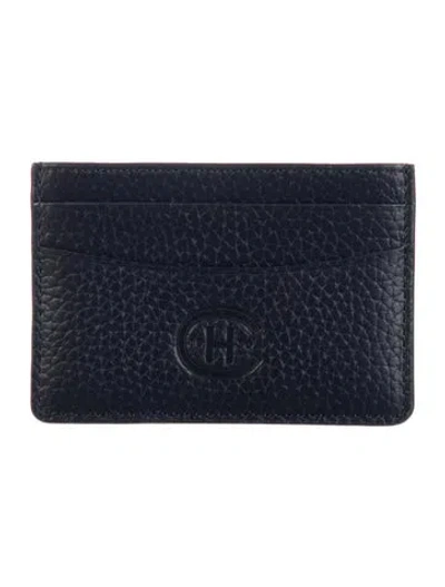 Pre-owned Aspinal Of London Leather Card Holder In Black