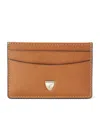 Aspinal Of London Leather Card Holder In Brown