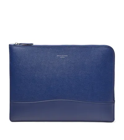 Aspinal Of London Leather City Folio Laptop Case