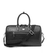 Aspinal Of London Leather Connaught Holdall In Black