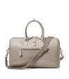Aspinal Of London Leather Connaught Holdall In Neutral