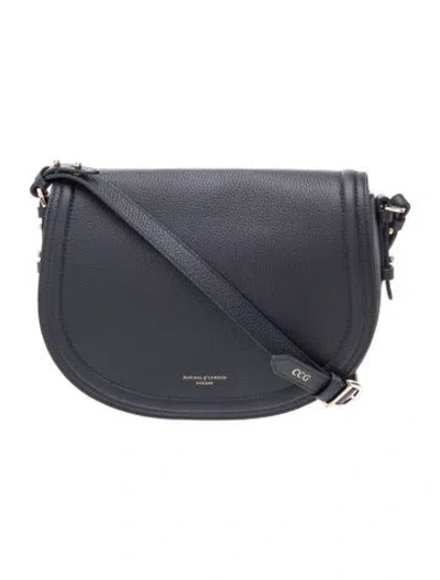 Pre-owned Aspinal Of London Leather Crossbody Bag In Blue