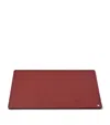 Aspinal Of London Leather Desk Blotter In Red
