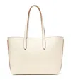 ASPINAL OF LONDON LEATHER EAST-WEST REGENT TOTE BAG